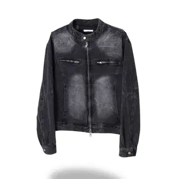 데님 자켓 짧은 기장 데님 자켓 워시 가공 내추럴 무드 아우터