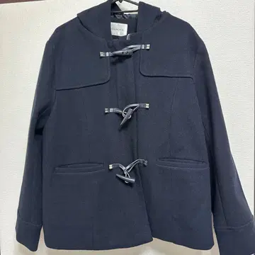 거의 새상품 Honeys 다크 네이비 더플 코트