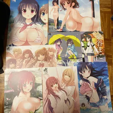 사키() 점포 구매 혜택 목욕탕 포스터 클리어 파일 종합 세트