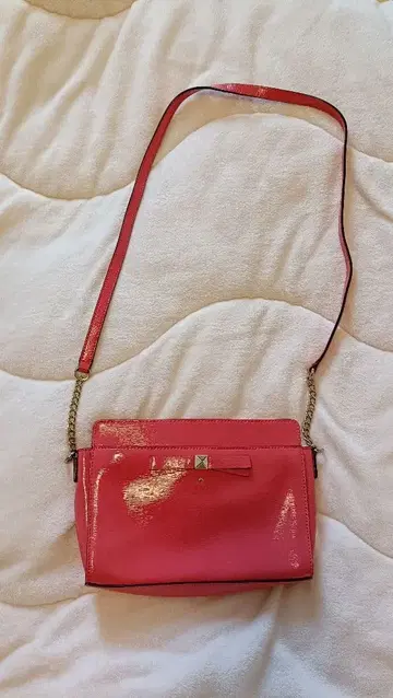 케이트 스페이드 로즈 핑크 리본 숄더백