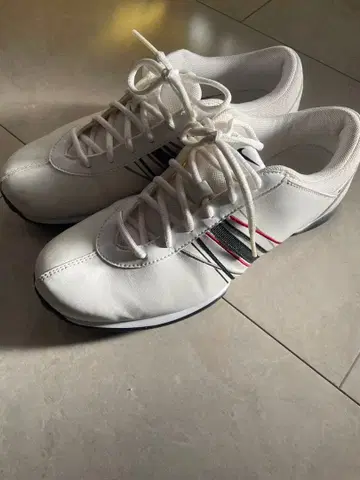 골프화 여성용 화이트 스트라이프