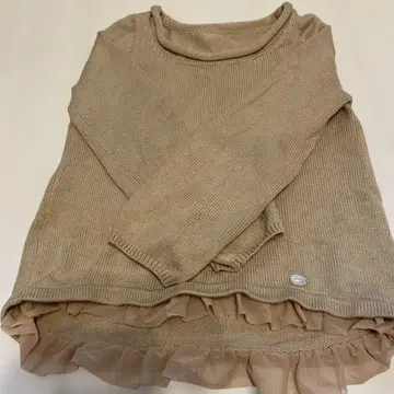 DAISY LIN 프릴 밑단 니트 40