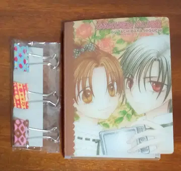 학원 앨리스 꽃과 요메 부록 카드 앨범 클립