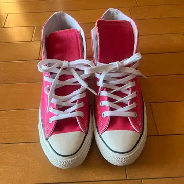 Converse 핑크 하이컷 스니커즈