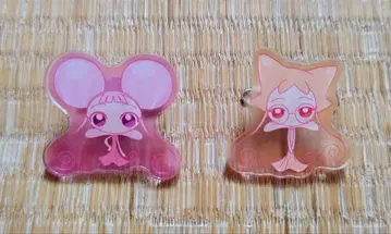 오쟈마녀 도레미 카페 아크릴 배지 2개 세트