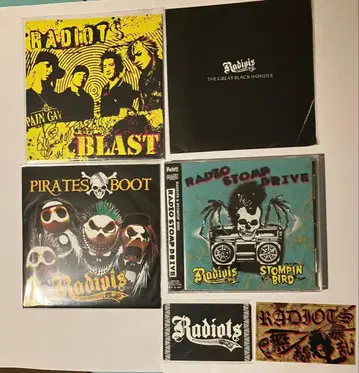RADIOTS CD 4장 스티커 2장 세트 미개봉품