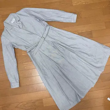 스티븐 앨런 스트라이프 셔츠 원피스 M