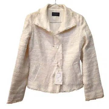 새상품 PREMIUM BY VICKY 화이트 트위드 자켓 택 포함