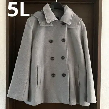 [ 미착용 ] STACY 빅 사이즈 여성용 코트 5L 그레이