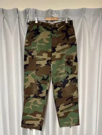 우드랜드 카모 팬츠 군용 medium regular