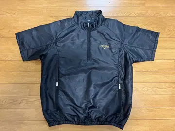 Callaway 충전솜 반팔 자켓 블랙