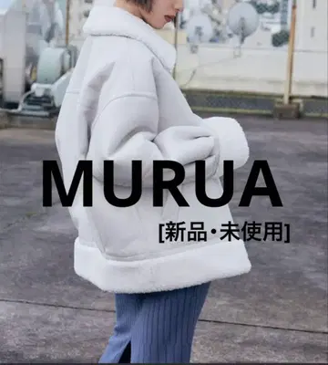 MURUA 무스탕 자켓 아우터 2way