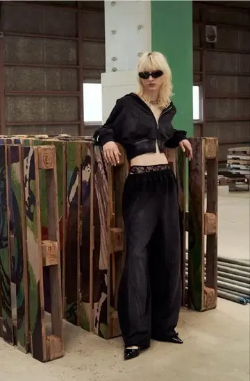 조제문 BIO WASH SWEAT PANTS 블랙