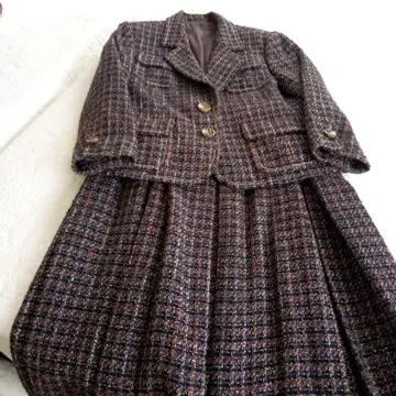 별주 제작 트위드 자켓 & 스커트 세트