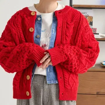 FREAK'S STORE 피셔맨 니트 숏 2WAY 가디건