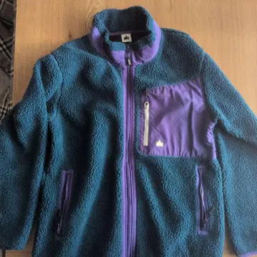 LOGOS 플리스 자켓 LL 터콰이즈 퍼플
