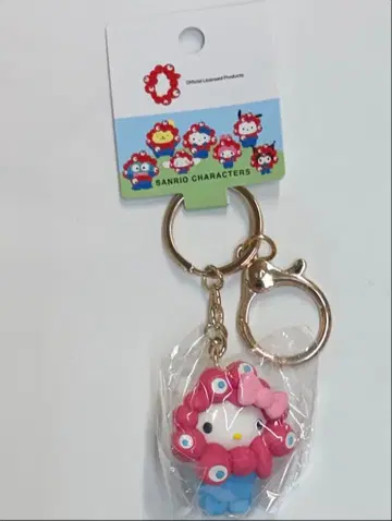 오사카 만박 expo2025 미야쿠미야쿠 키티 입체 마스코트 키링