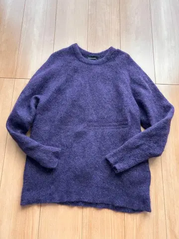 UNITED ARROWS GLR 퍼플 니트