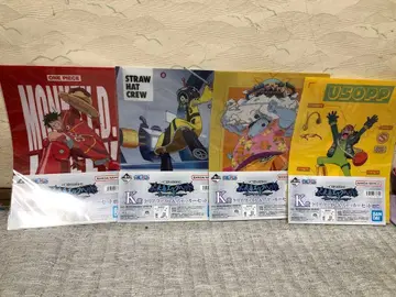 ONE PIECE 스트로우햇 크루 클리어 파일 4장 세트