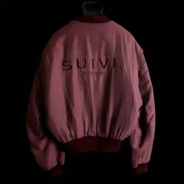 80s SUIVI HOMME SILK MA-1 flight jacket