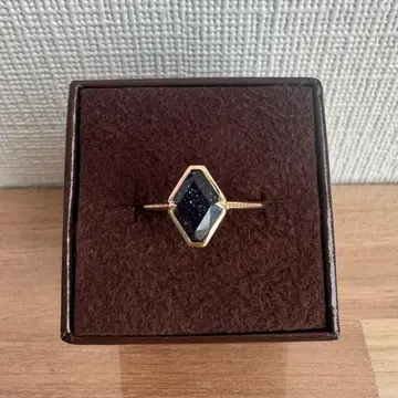 agete k10 자수정 금반지