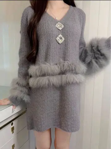 Lumignon original kirakira fur knit op