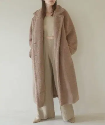 ACYM 테디 볼륨 롱 코트