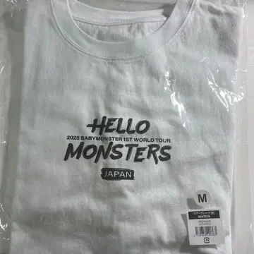 BABYMONSTER HELLO MONSTERS 투어 T셔츠