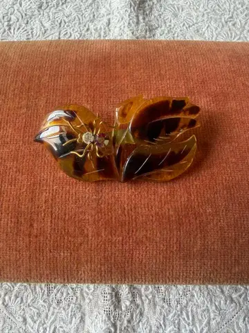 앤티크 브로치 튤립 벌레