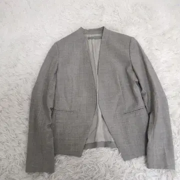 최고급 EXECTIVE 띠어리 럭스 테일러드 자켓 노카라 S