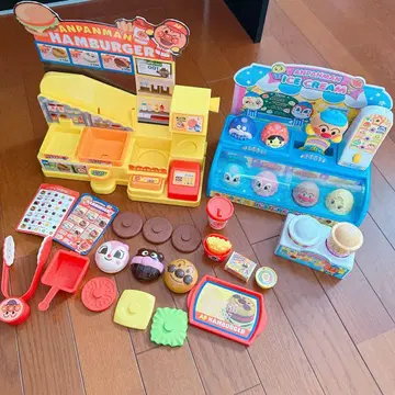 호빵맨 햄버거 가게 아이스크림 가게 완구 묶음 판매