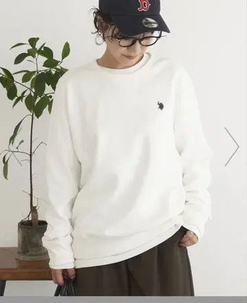 U.S. POLO ASSN./더블 페이스 맨투맨 3본 스티치 트레이닝복