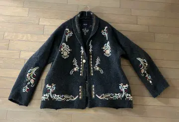 45R 융모 KNIT 자수 BZ