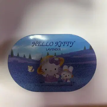 산리오 키티 홋카이도 한정 라벤더 밀짚모자 2001년