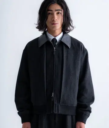 SINSS 트위드 블루종 S 사이즈