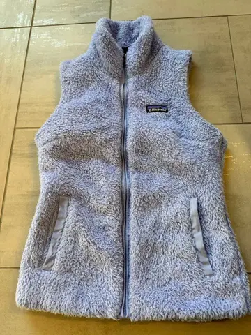 patagonia 플리스 집업 베스트 라벤더