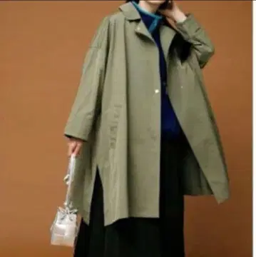 ACUTA 어반 리서치 텐트 코트 카키 트렌치코트