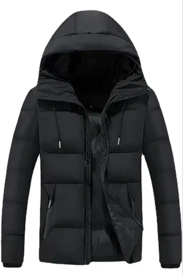 남성용 다운 자켓 코트 패딩 자켓 점퍼 후드 부착