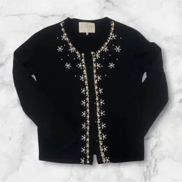 chesty 체스티 비쥬 가디건 펄 울 혼방 F