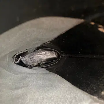 미사용 레이스업 스타일 부츠 천연 가죽 블랙