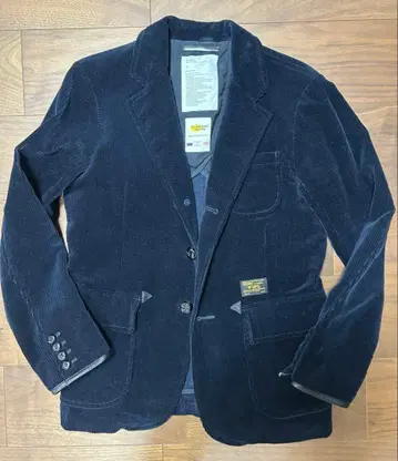 네이비 코듀로이 테일러드 자켓
