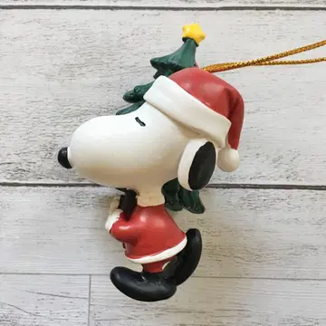 스누피 산타 크리스마스 오너먼트 PEANUTS