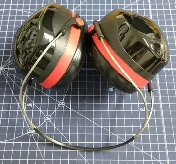 Peltor 방음 귀마개 H540B 블랙/빨간색 교환용 패드 2세트 포함