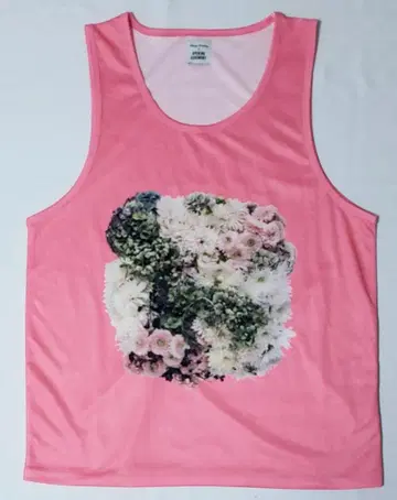 오프닝 세레모니 x 티엘리 부테미 핑크 꽃 프린트 탱크탑