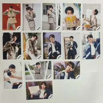 쟈니쇼 공식 사진 오렌지 kiss 오프샷 SnowMan 무카이 코지