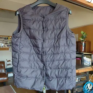 다크 그레이 다운 베스트 L 사이즈