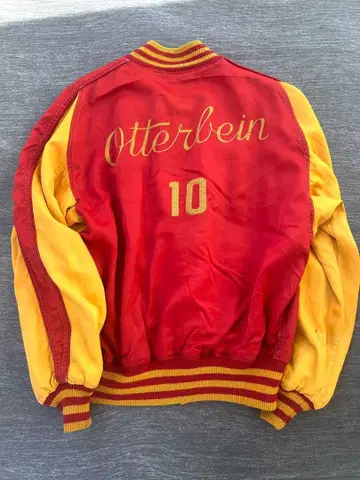 vintage 40's Butwin 새틴 리버서블 바시티 자켓