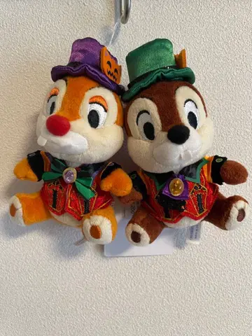 칩 앤 데일 인형 배지 2개 세트 디즈니 할로윈 2025