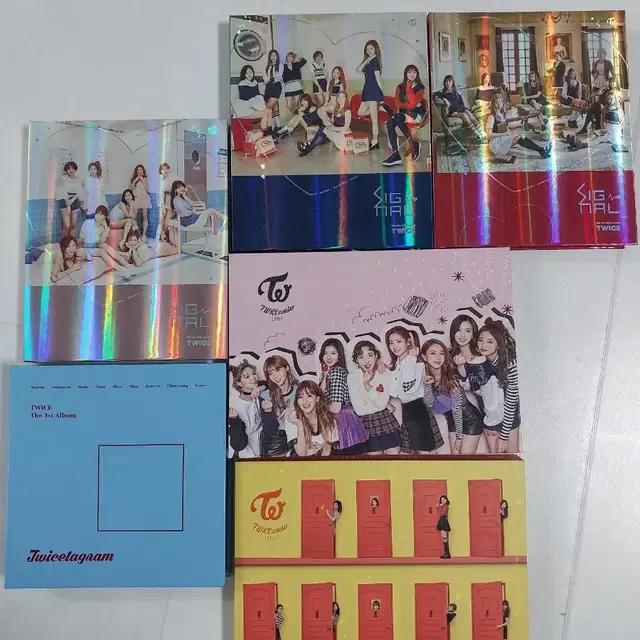 트와이스 앨범 6개 일괄 개봉만 한 새거