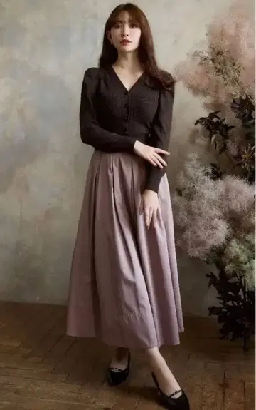 Her lip to Saint-Michel 볼륨 스커트 M